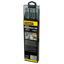 Stanley LAME DE SCIE A METAUX - BOITE 100 LAMES FLEXIBLE LION 10 DENTS