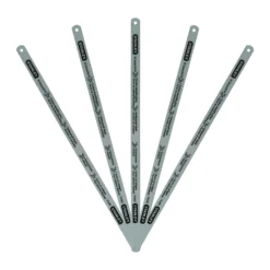 Stanley LAME DE SCIE A METAUX - CARTE 5 LAMES FLEXIBLE LION 10 DENTS