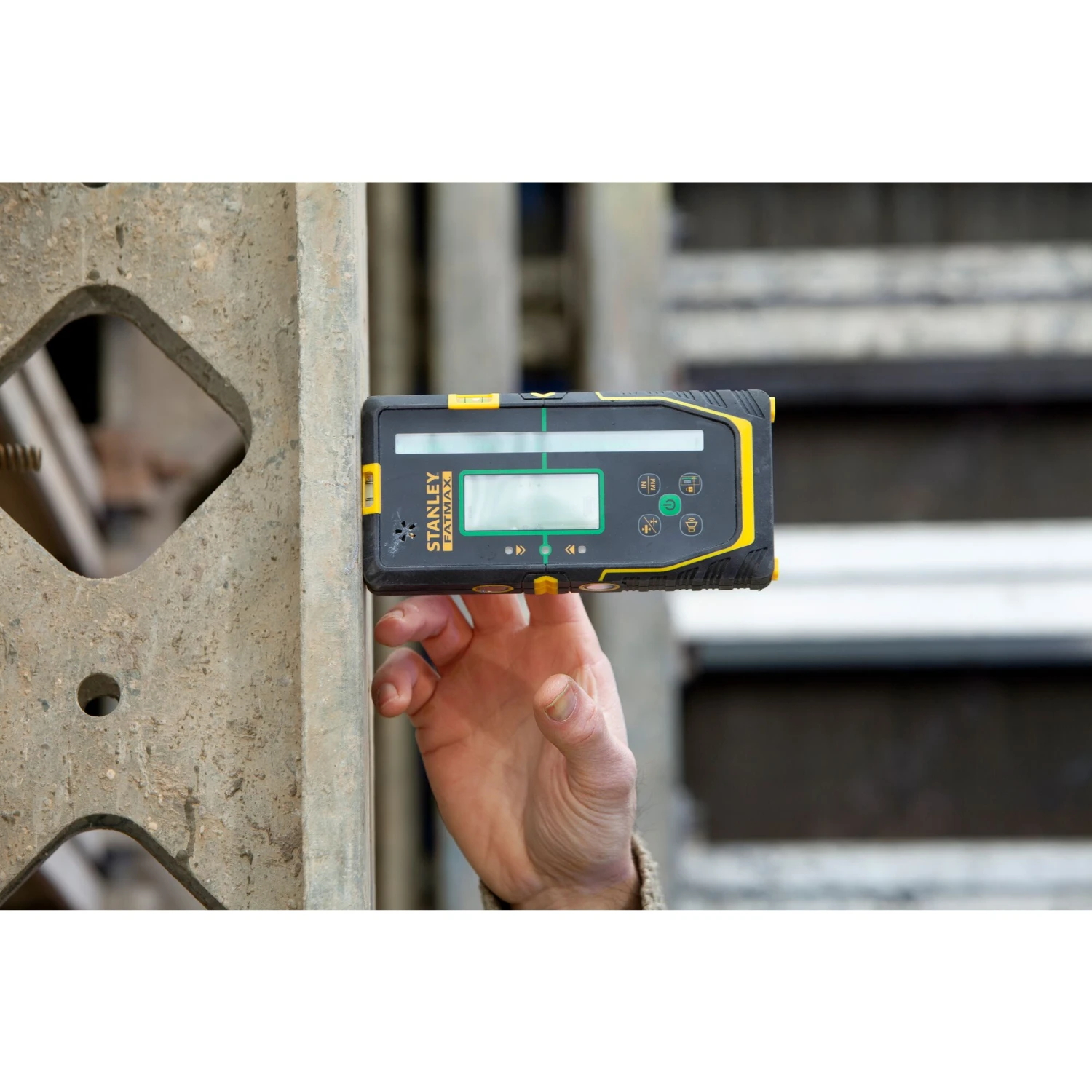 Stanley CELLULE DE DÉTECTION NUMÉRIQUE SCNG FATMAX POUR LASER ROTATIF VERT 15 Stanley CELLULE DE DÉTECTION NUMÉRIQUE SCNG FATMAX POUR LASER ROTATIF VERT – Image 15