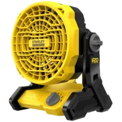 Ventilateur - 18V - 3 Vitesses De Ventilation, 1100 M3/h, Autonomie 8h, 178 Mm, 150° - Gamme V20 - STANLEY FATMAX, SFMCE001B-XJ
