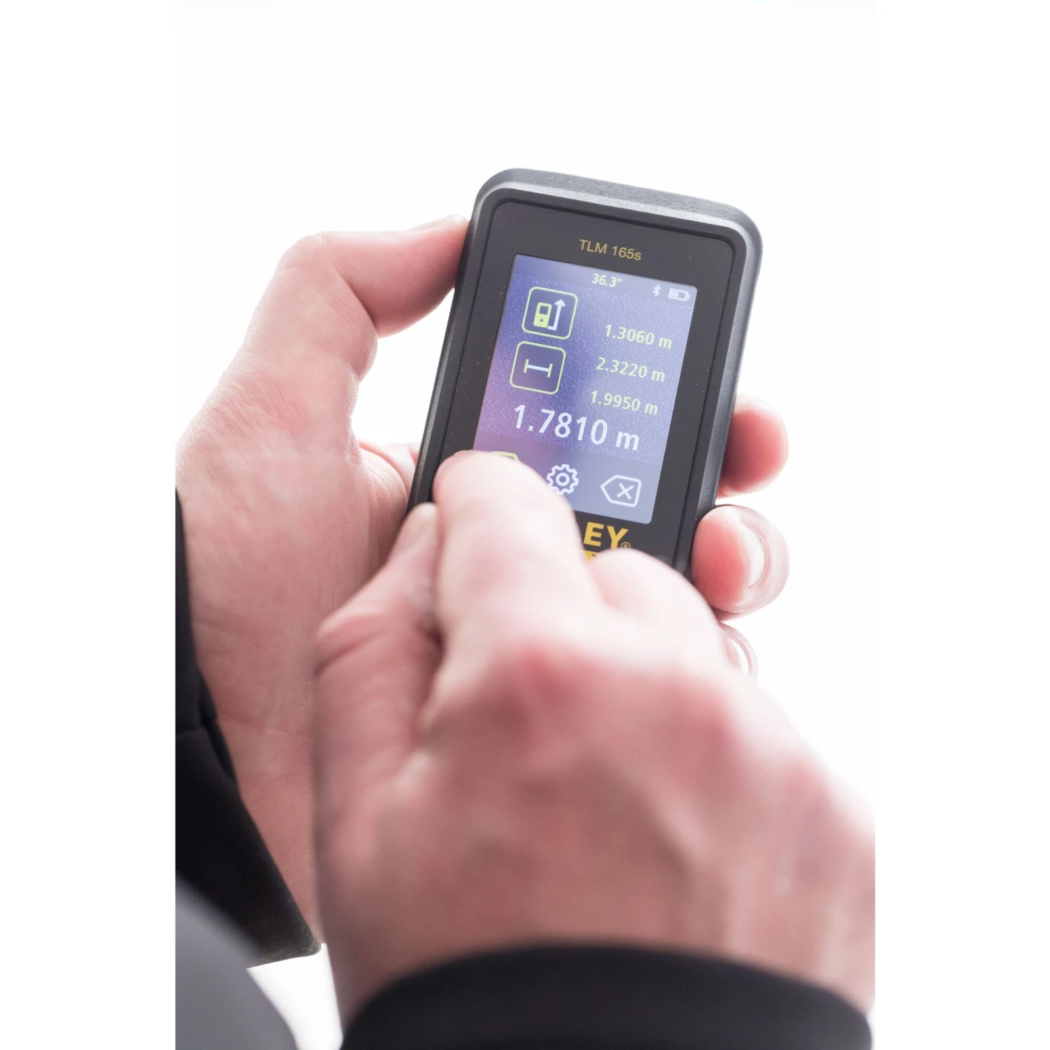 Stanley Télémètre Laser DIY TLM165S Bluetooth - 50 M 10 Stanley Télémètre Laser DIY TLM165S Bluetooth - 50 M – Image 10